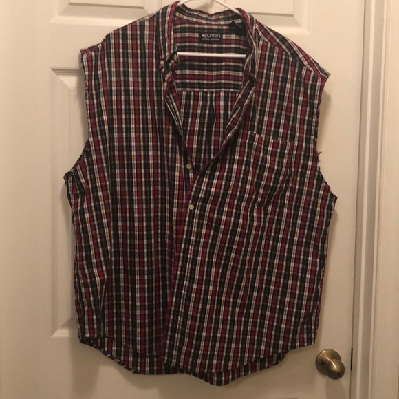 Puritan Other - Puritan plaid men’s flannel cutoff summer shirt Puritan Other - Puritan plaid men’s flannel cutoff summer shirt